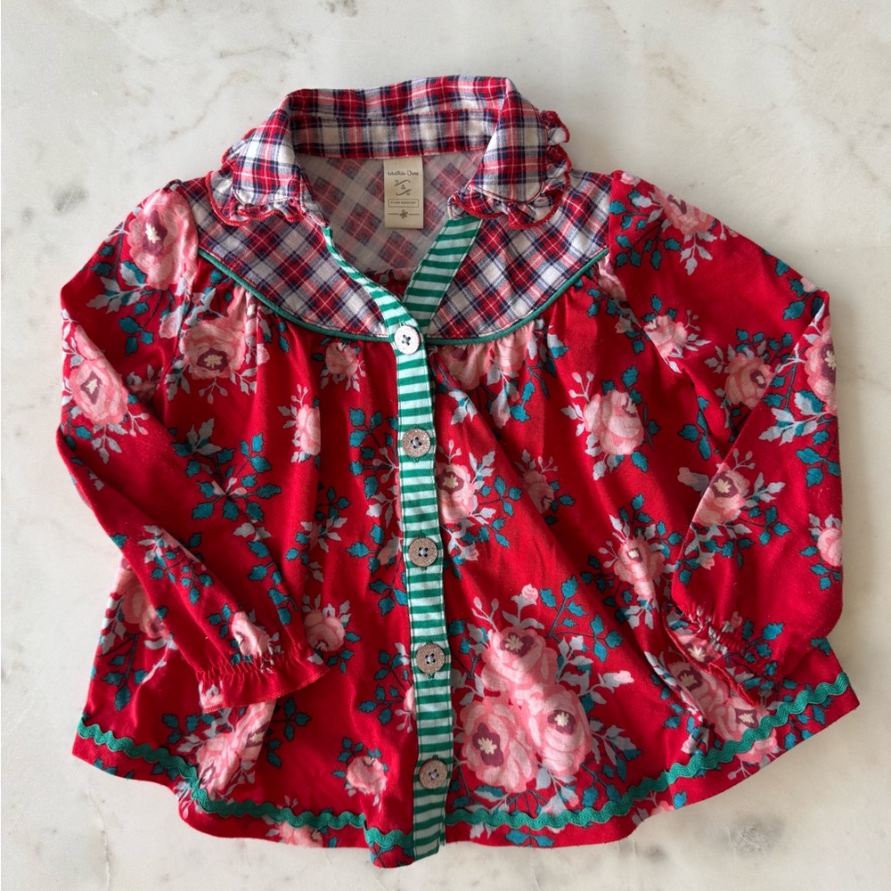 Matilda Jane floral pajama top